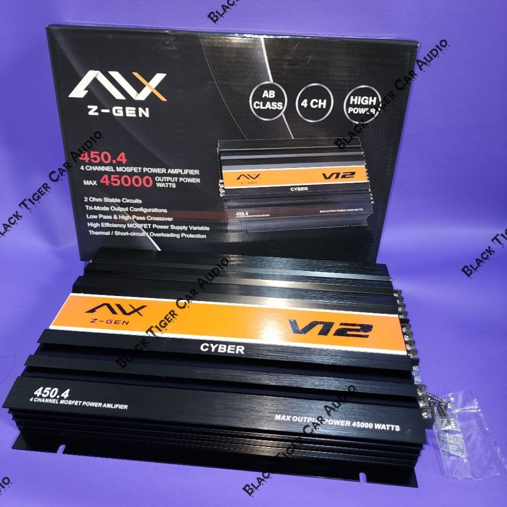 Power amplifier 4 channel avx z gen 450.4 V 12