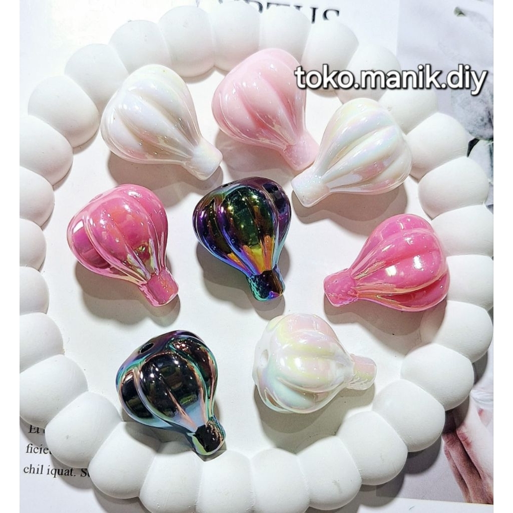 4pcs manik luxury balon udara jumbo uv kilap