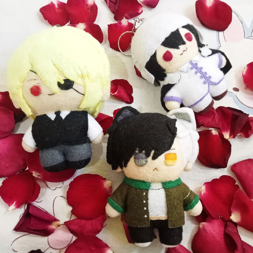 ANIME Plushie Moriarty the Patriot William, Bungou Stray Dogs Fyodor, Wind Breaker Sakura Doll Fan M