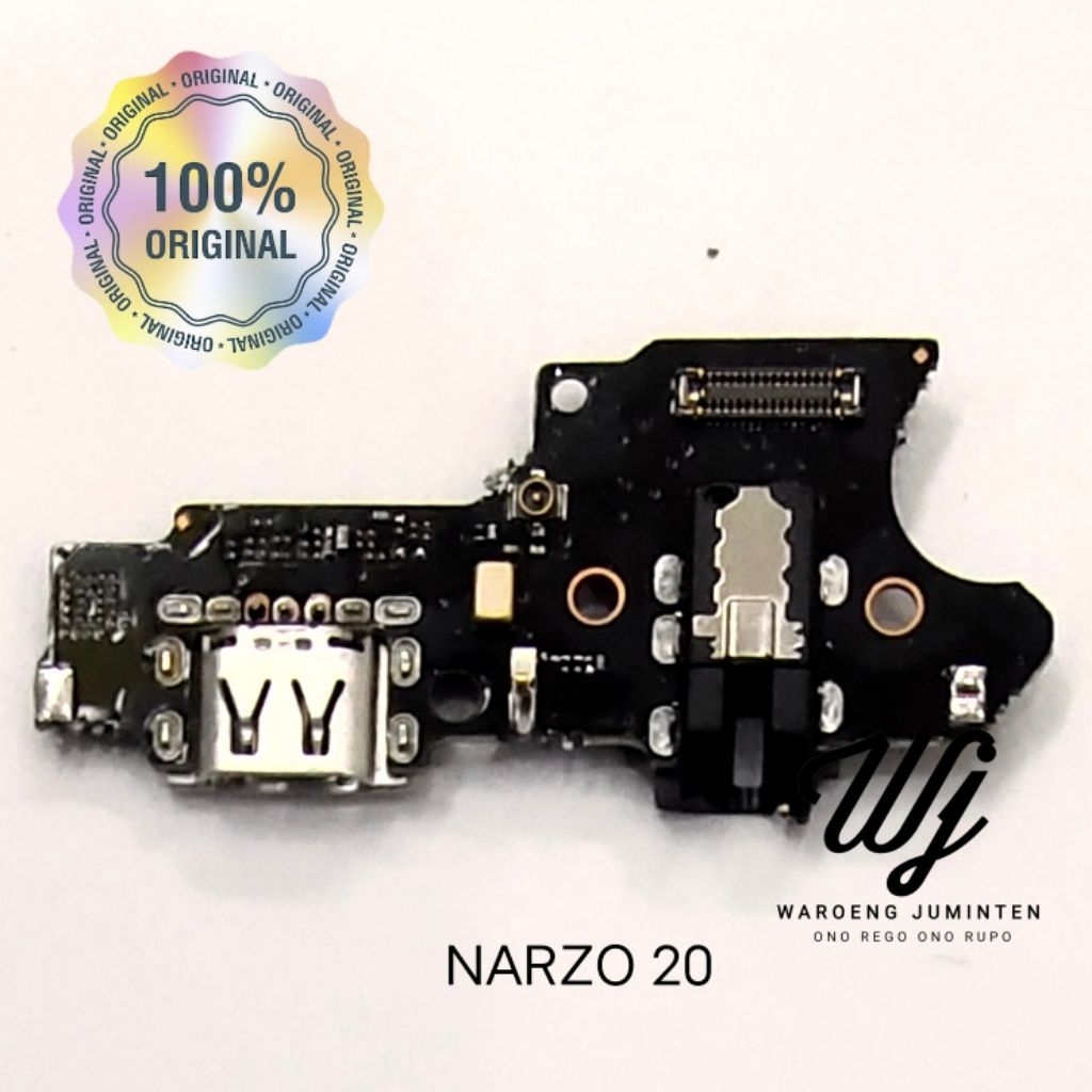 BOARD CAS REALME NARZO 20 / KONEKTOR CAS REALME NARZO 20 / PCB BOARD CHARGER REALME 20 ORIGINAL
