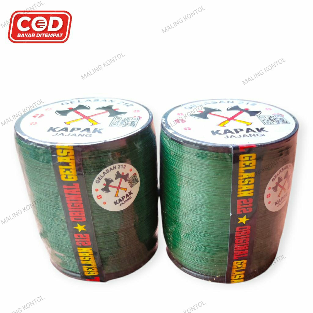 Gelasan Kapak 2 Molor 1500 Yard - Benang Gelasan Adu Layang-layang Termurah