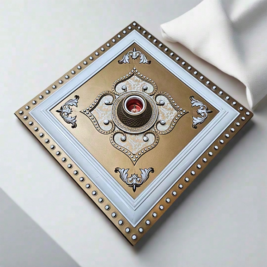 Fiting Hias Besar Bintang Ornamen Plafon PVC 30cm