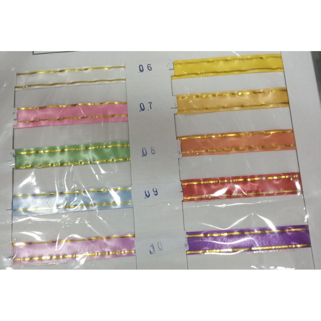 

Pita Kado List Emas 1/2" (1,25cm) / Roll