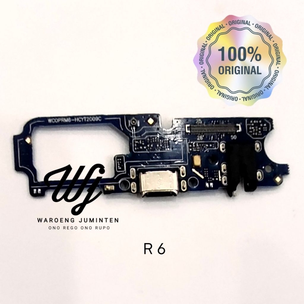 BOARD CAS REALME 6 / KONEKTOR CAS REALME 6 / PCB BOARD CHARGER REALME 6 ORIGINAL