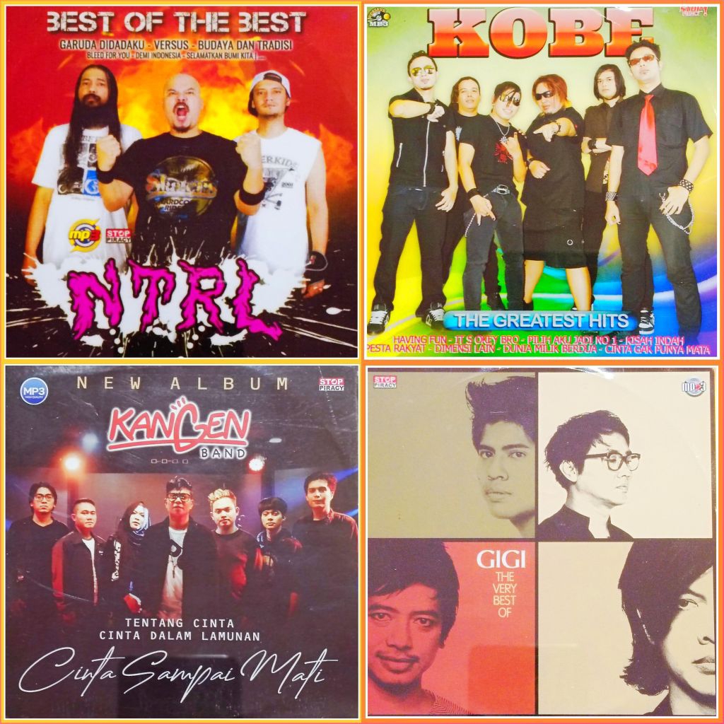 Kaset MP3 Lagu Pop NETRAL - KANGEN BAND - KOBE - GIGI Album
