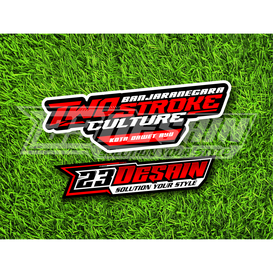 STIKER TWO STROKE CULTURE BANJARNEGARA KOTA DAWET AYU STICKER BANJARNEGARA TWO STROKE CULTURE