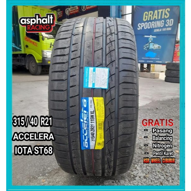 Ban Mobil Ring 21 Accelera Iota 68 315 40 R21 Ban Mobil Tapak Lebar R21 315/40