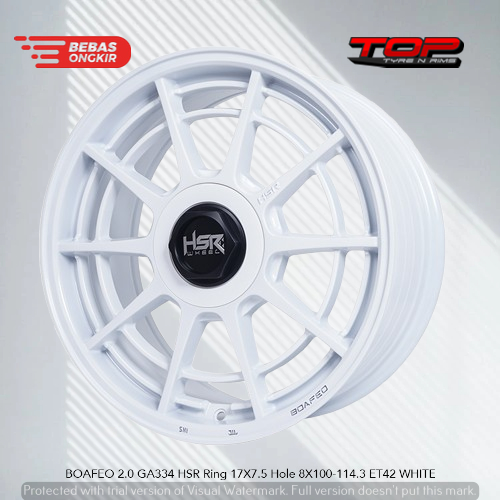 velg hsr boafeo ring 17 - pelek spider untuk mobil avanza livina freed raize ring 17 murah
