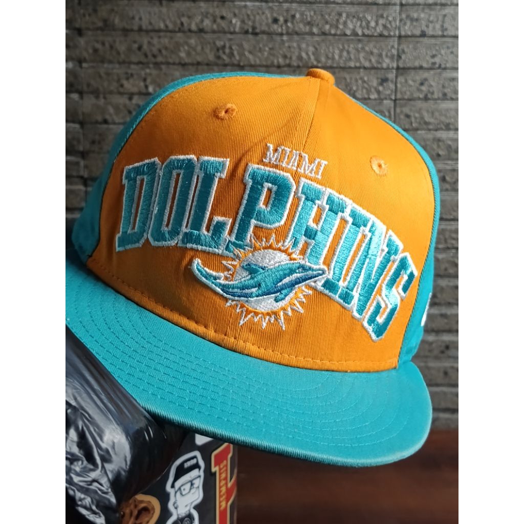 New Era Miami Dolphins NFL Big Script Snapback