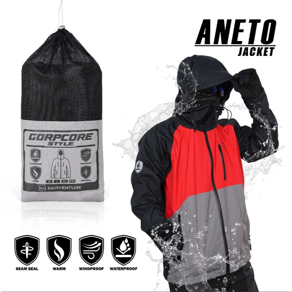 Zarventure Aneto Jaket Gunung Gorpcore Gopcore Outdoor Hiking