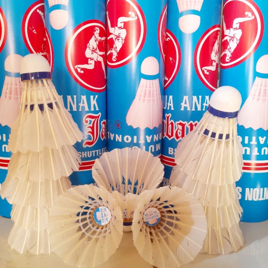 Shuttlecock/kok badminton/kok bulutangkis/kok murah KEMBAR JAYA (dua anak)