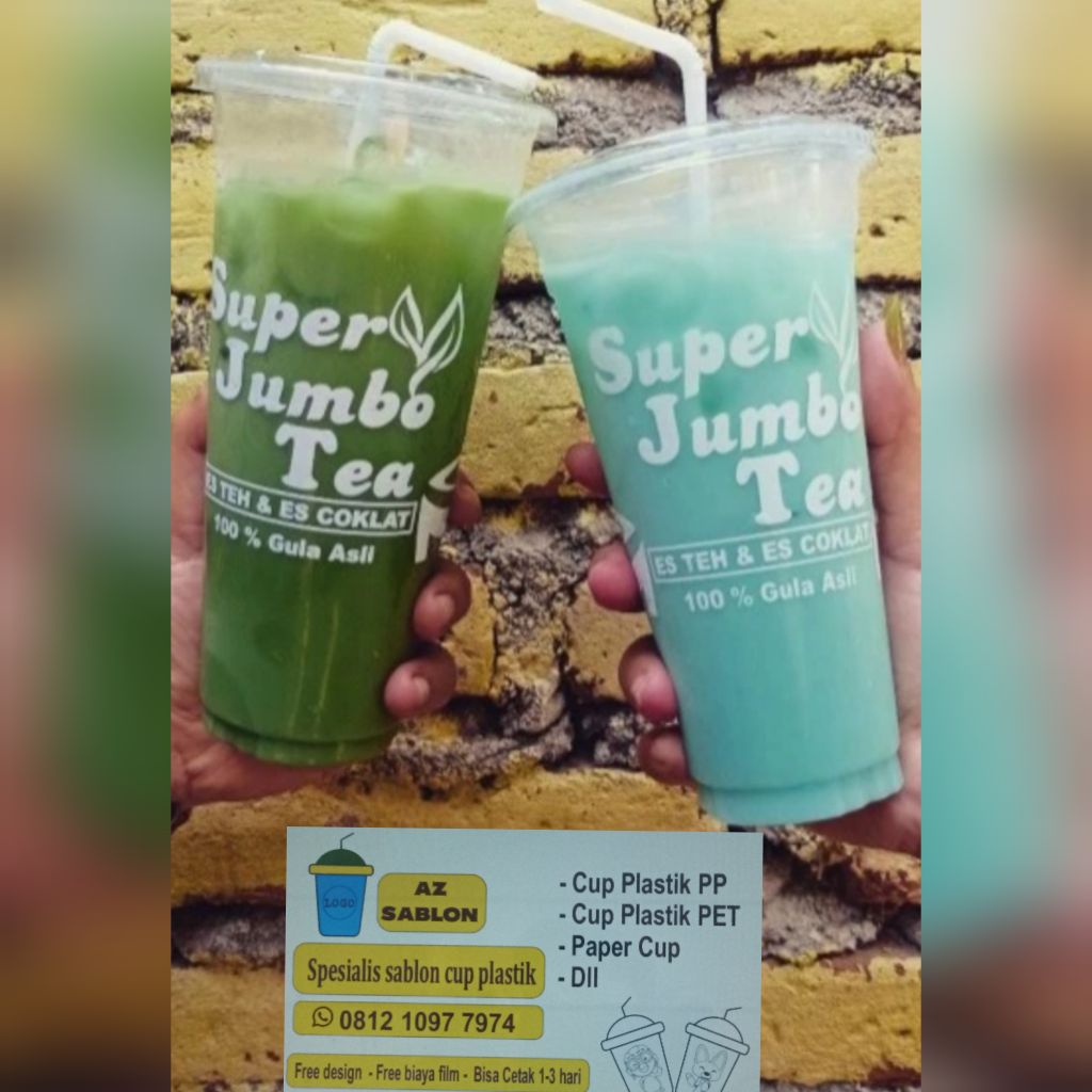 sablon cup 22 oz slim