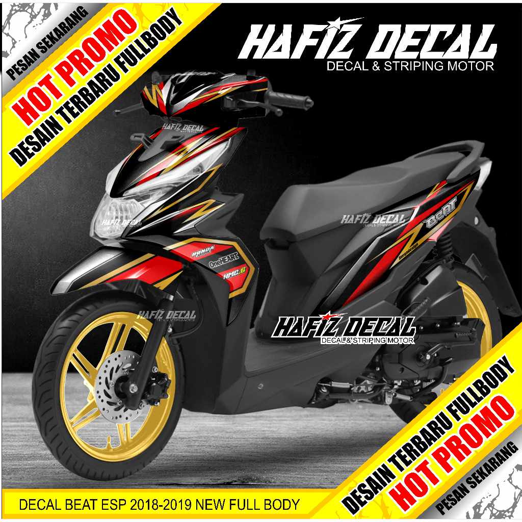 DECAL BEAT 2017 FULL BODY, DECAL BEAT 2018 FULL BODY, BEAT ESP