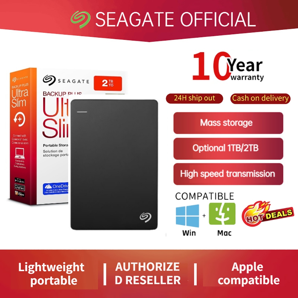 Seagate HDD Eksternal Hard Disk 1TB 2TB USB 3.0 HDD Hard Disk Drive