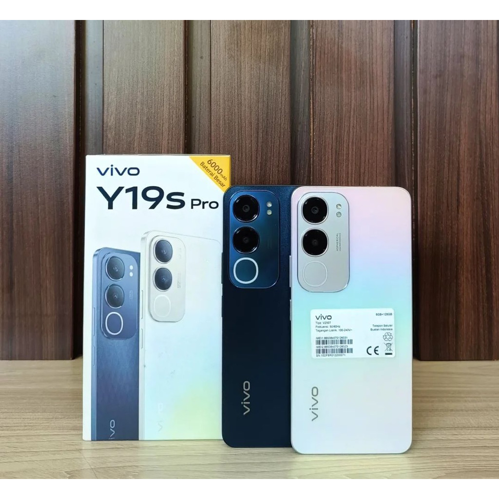 HP VIVO Y19s PRO RAM 4/64GB 4/128GB 6/128GB RESMI VIVO INDONESIA