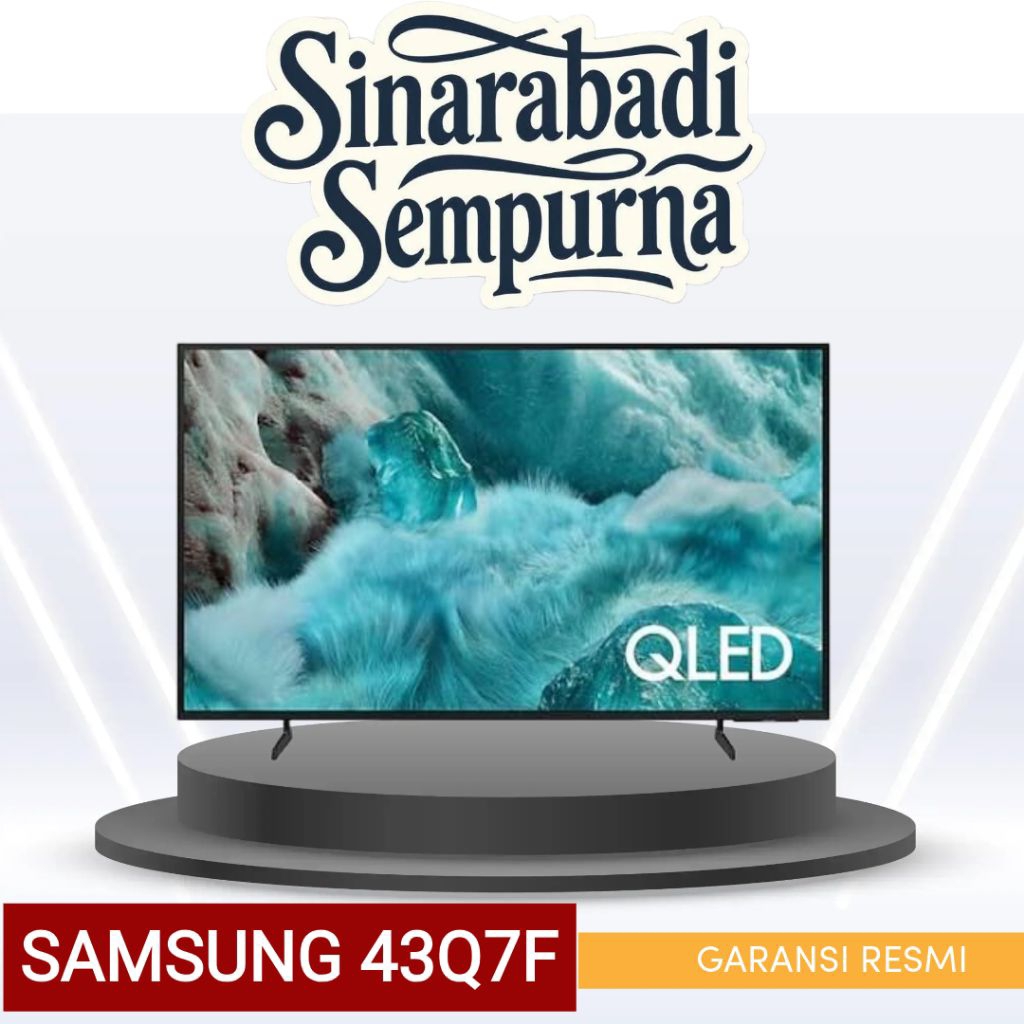 SAMSUNG 43Q7F/ 43QEF1/ QA43Q7F /
QA43QEF1 4K Smart TV QLED 43 inch

2025 series - Q7F