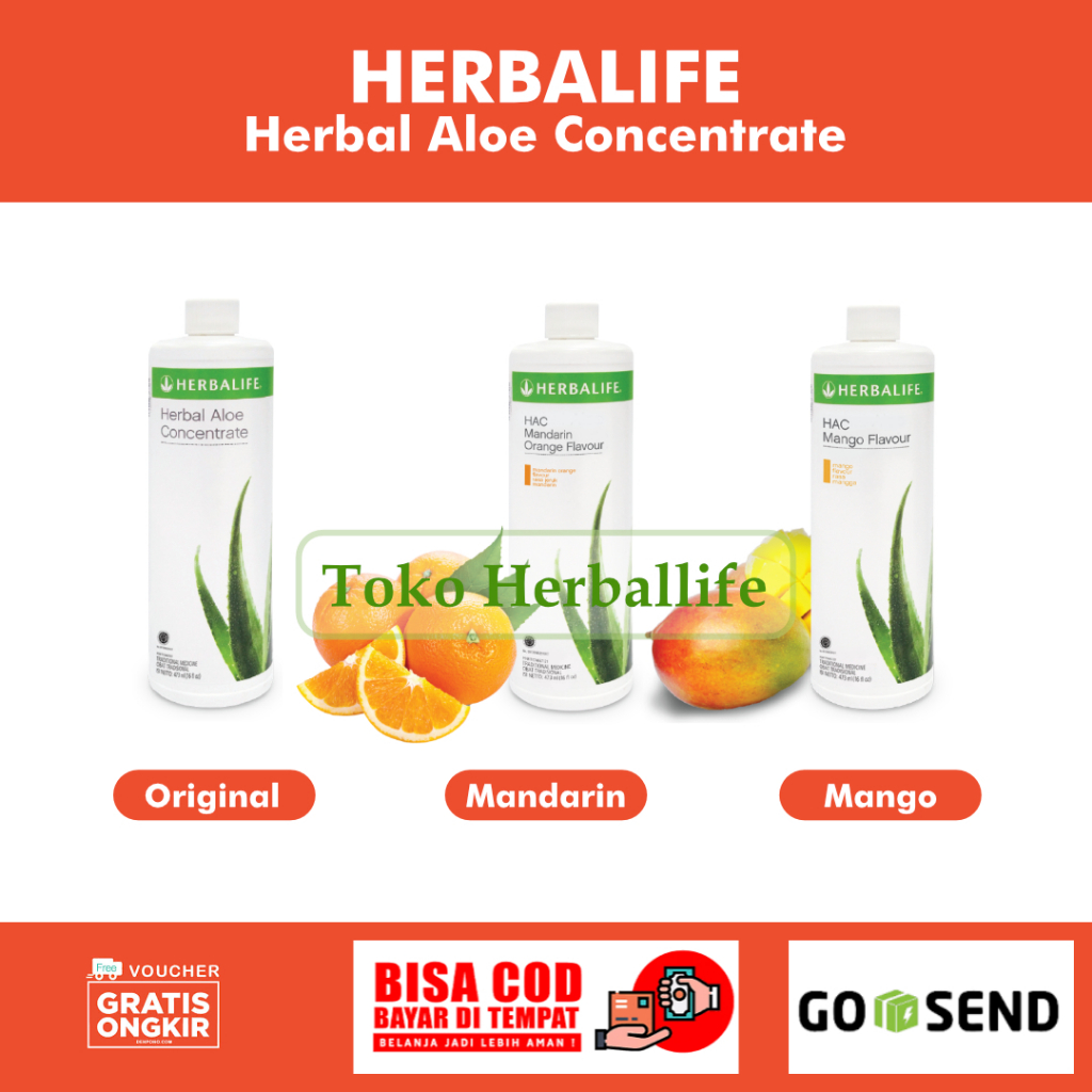 Herbalife-Aloe herbalife 100% ori-Herballife aloe vera-Bisa GOsend proses cepat