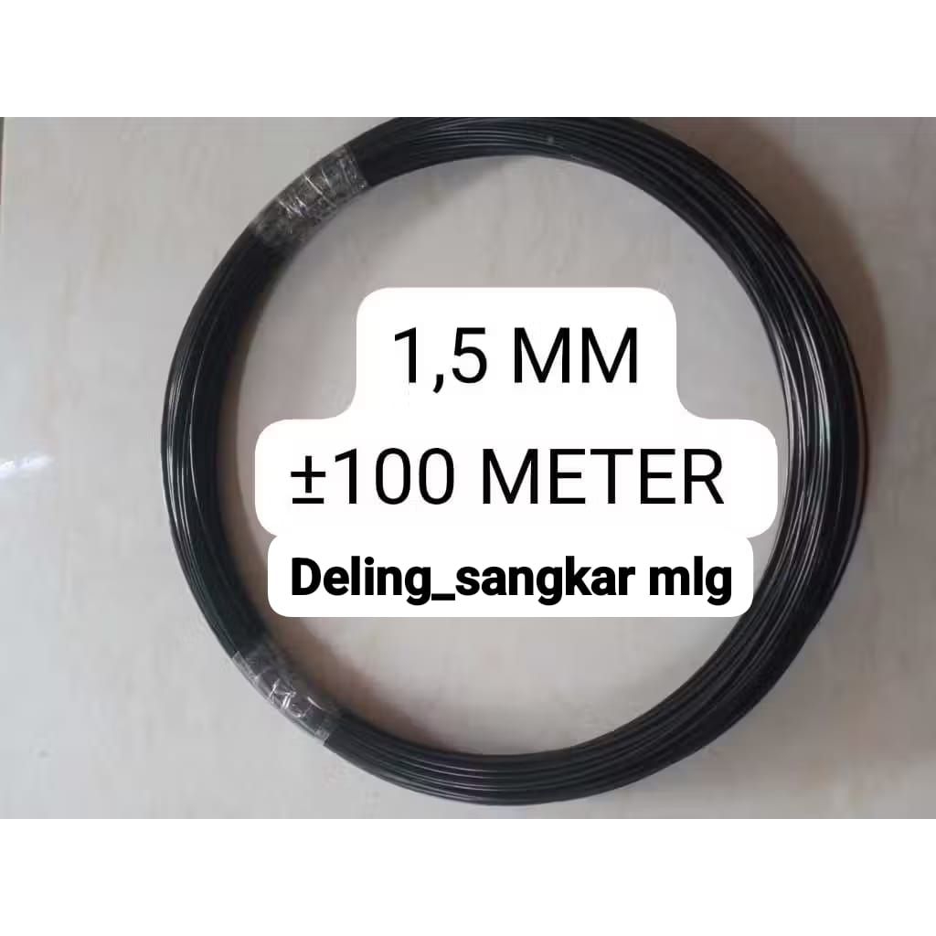 ruji fiber sangkar 1,5mm hitam