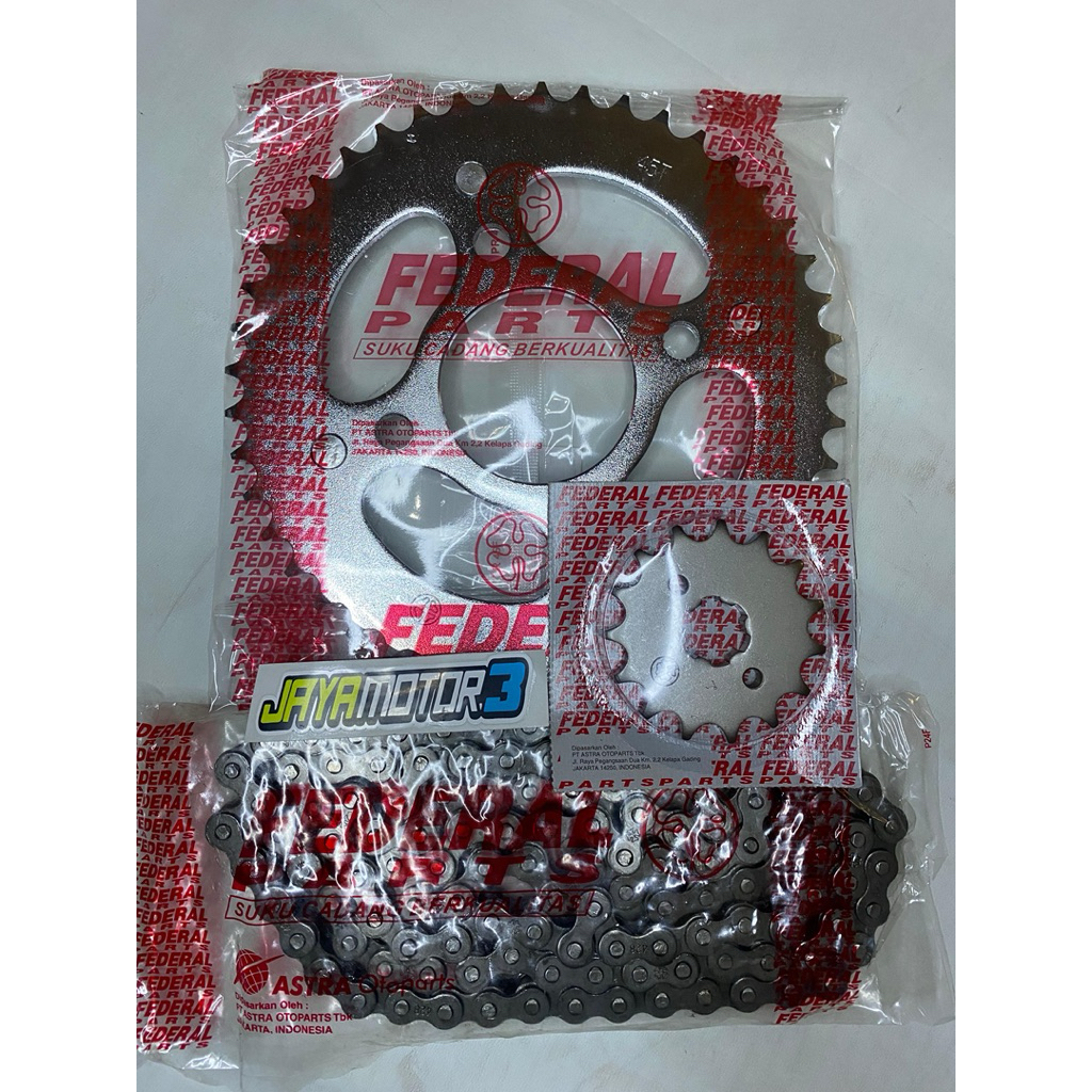 GIR GEAR SET FEDERAL K15 CB150R OLD GARANSI 100% ASLI