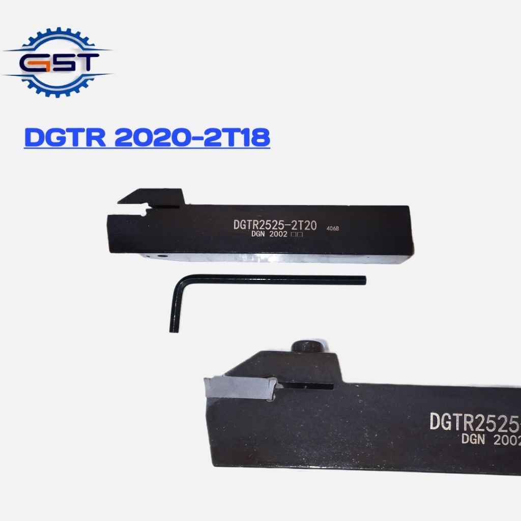Holder DGTR 2525-2T20 pahat bubut 20mm insert cutting DGN DGR 2mm DGTR 2525 - 2