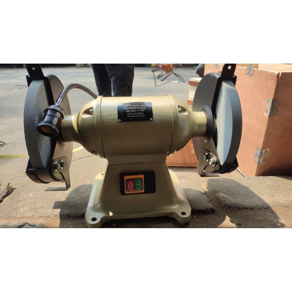 mesin gerinda duduk 10" OPT bench grinder 250 mm