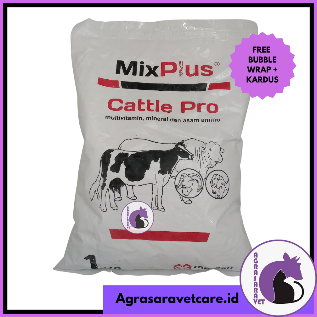 Mix plus cattle pro Premix sapi potong multivitamin mineral asam amino