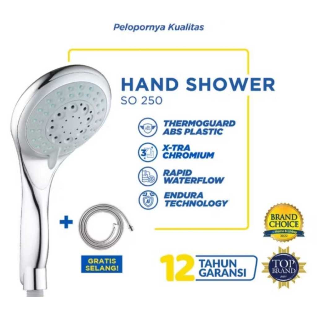 Hand Shower SO 250 / Hand Shower Onda / Shower Mandi SO 250 Onda