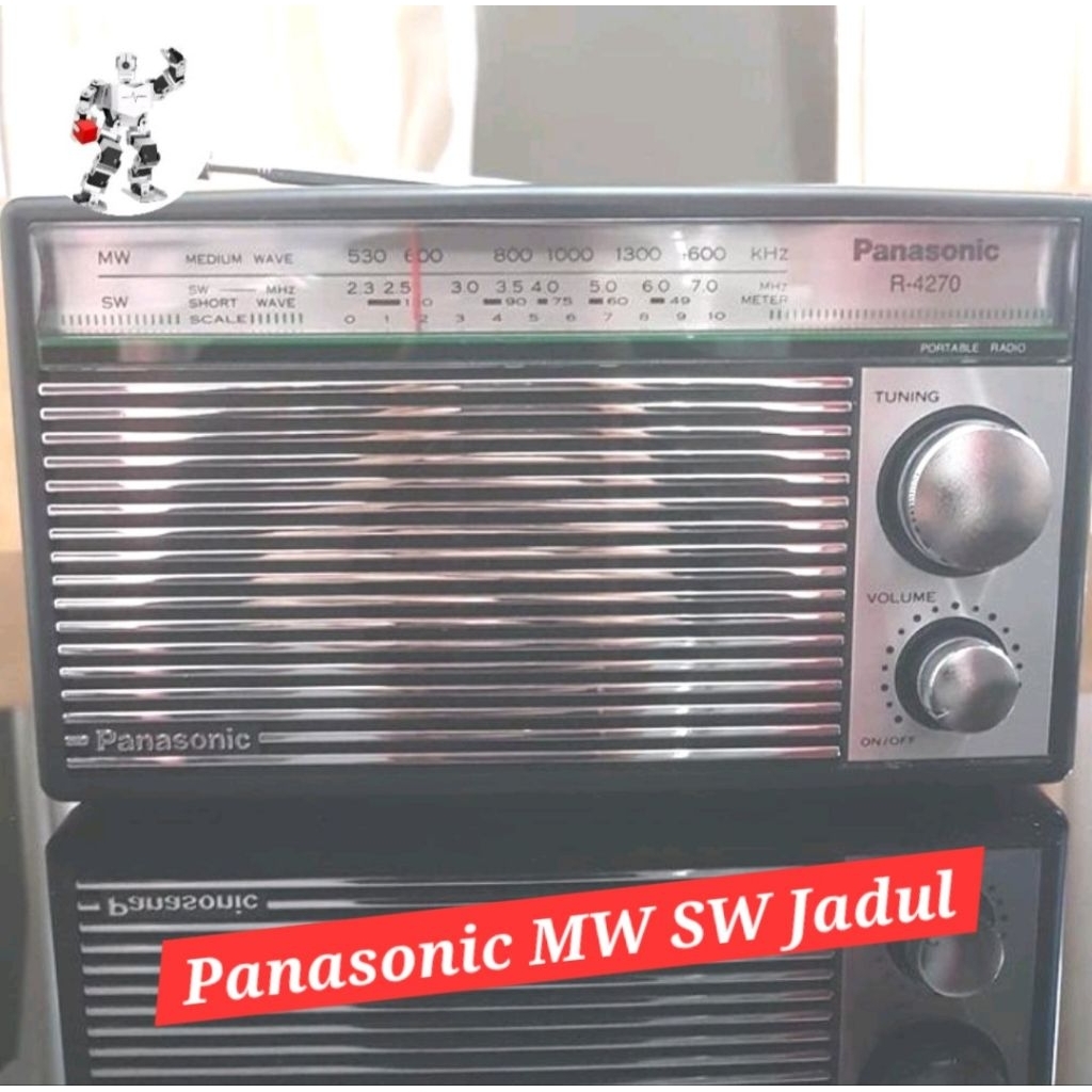radio panasonic jadul mw sw NOS