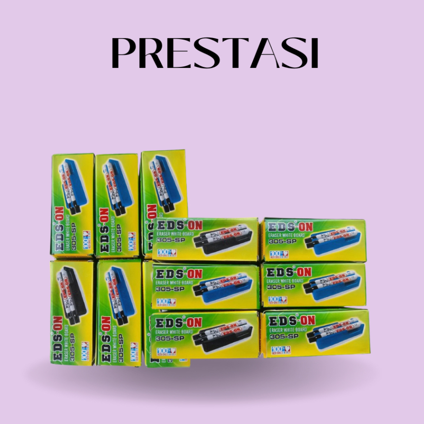 (1 PACK) PENGHAPUS PAPAN TULIS EDS ON 305 SP ISI 12 PCS