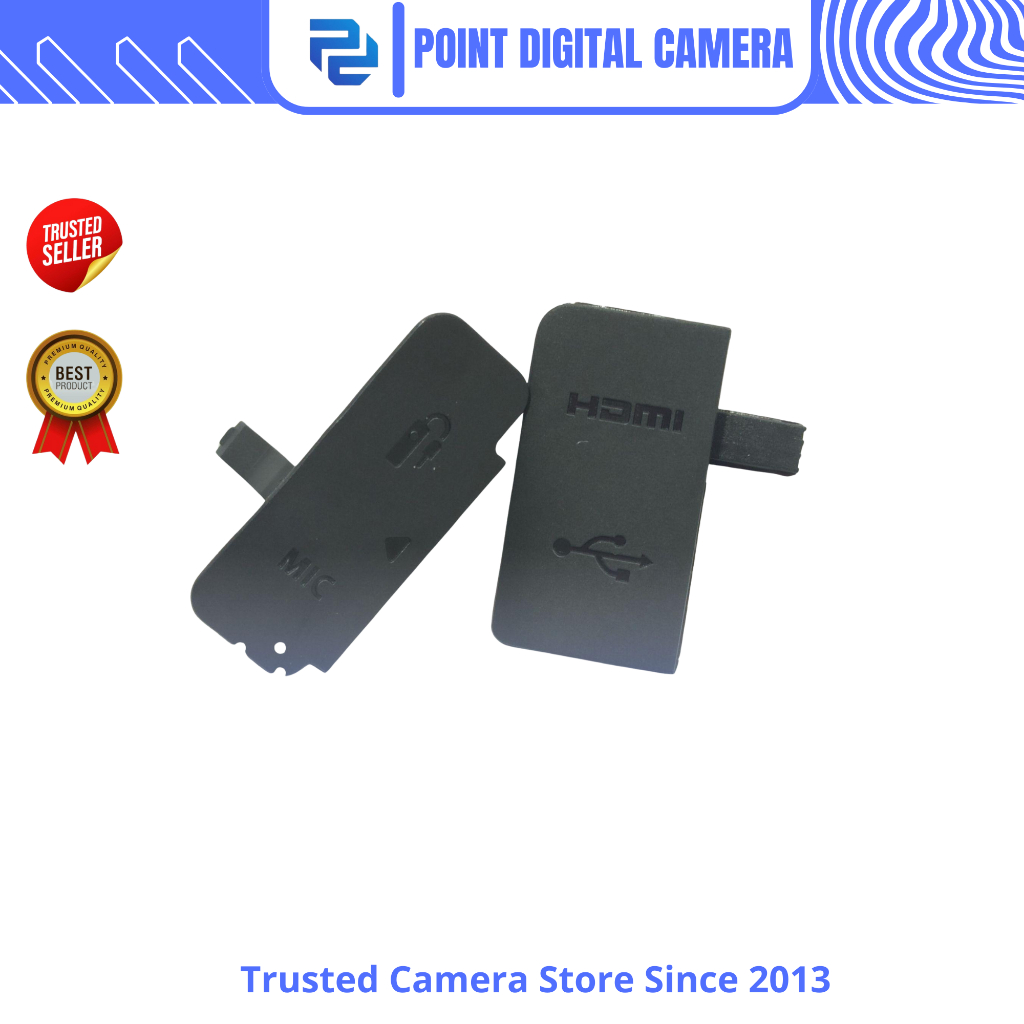 Karet Rubber Tutup USB HDMI MIC Canon Eos 200D