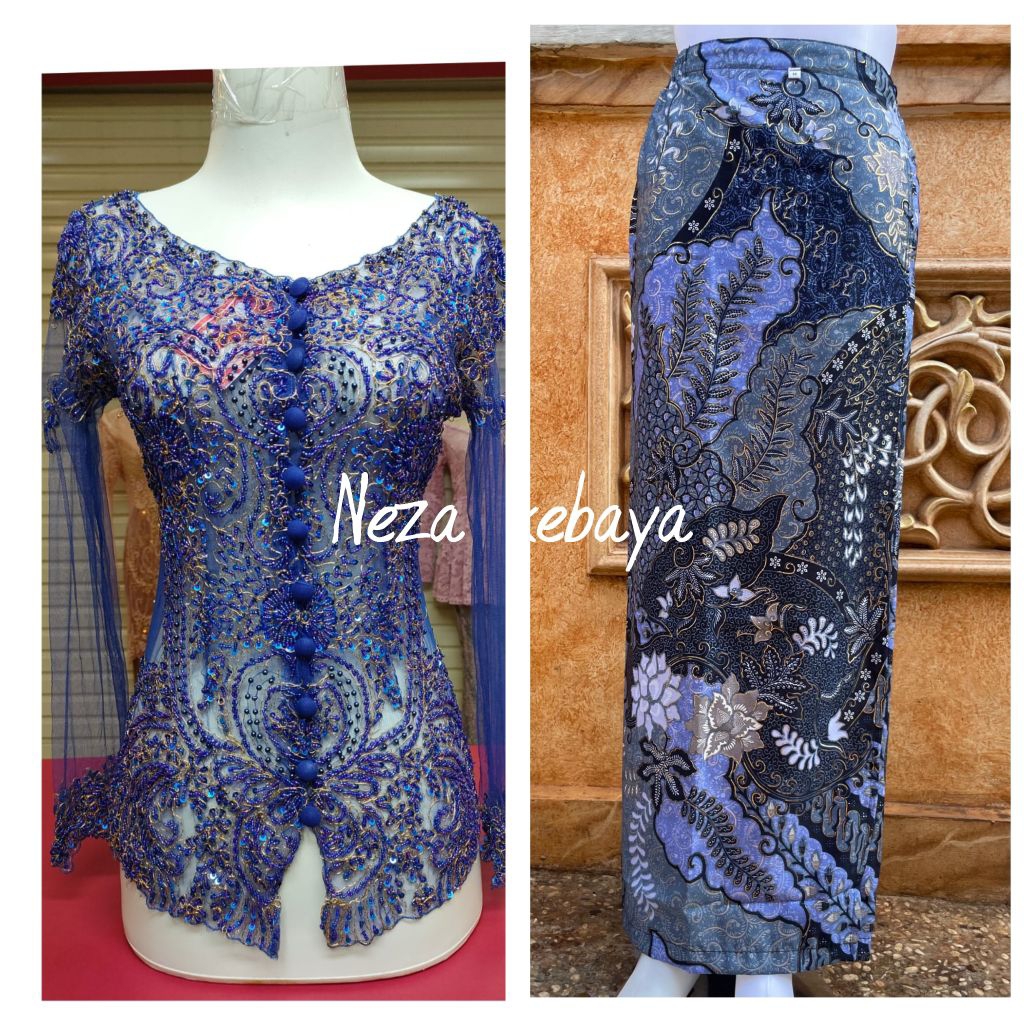 Setelan kebaya payet sabrina//set kebaya akad//kebaya wisuda//kebaya payet modern//kebaya payet