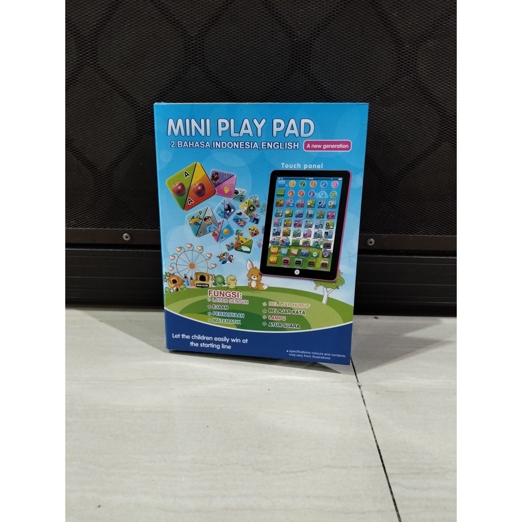 Mainan playpad-Ipad anak-Mainan edukasi belajar sambil bermain