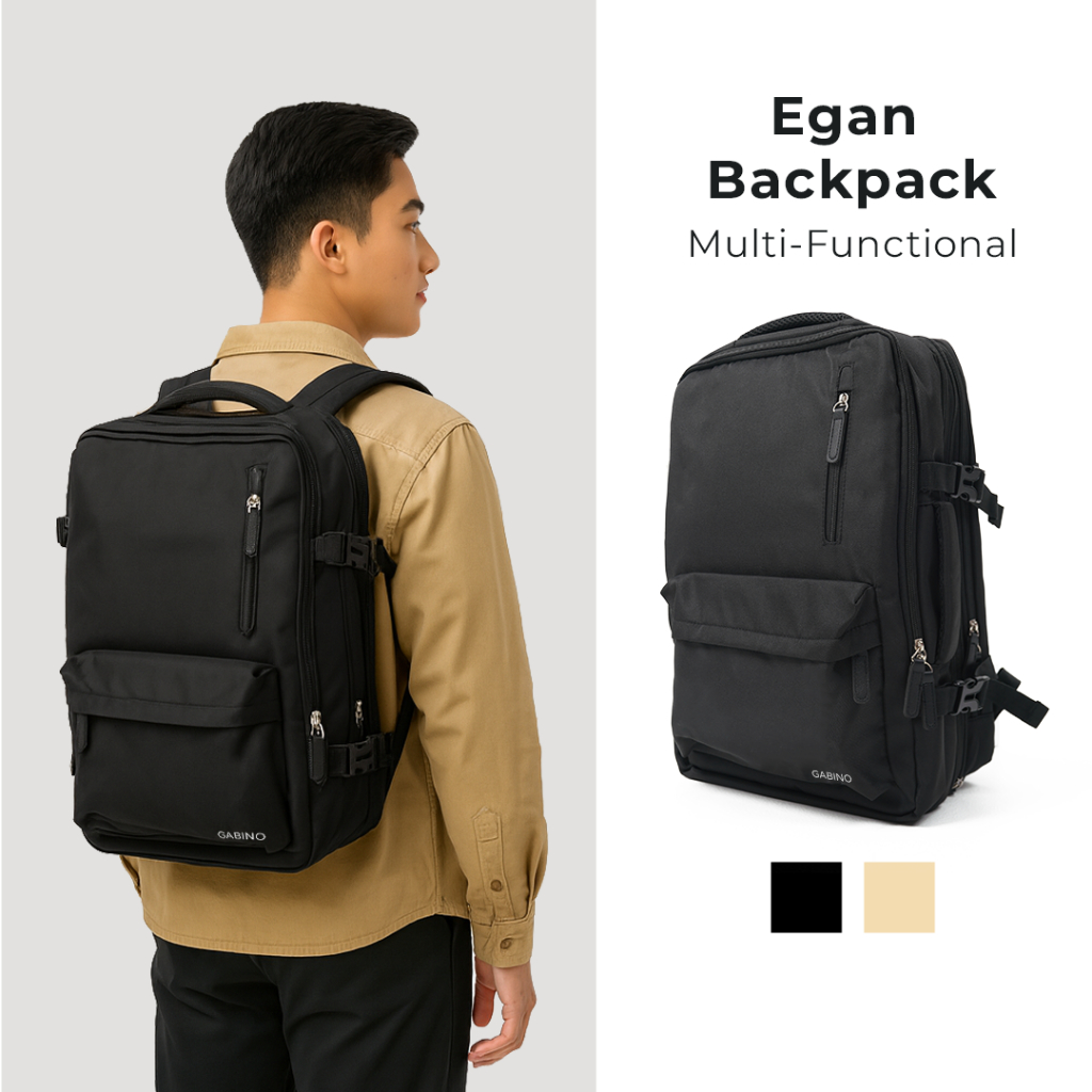 Gabino Tas Pria Ransel Backpack Casual Egan - G5DF4001