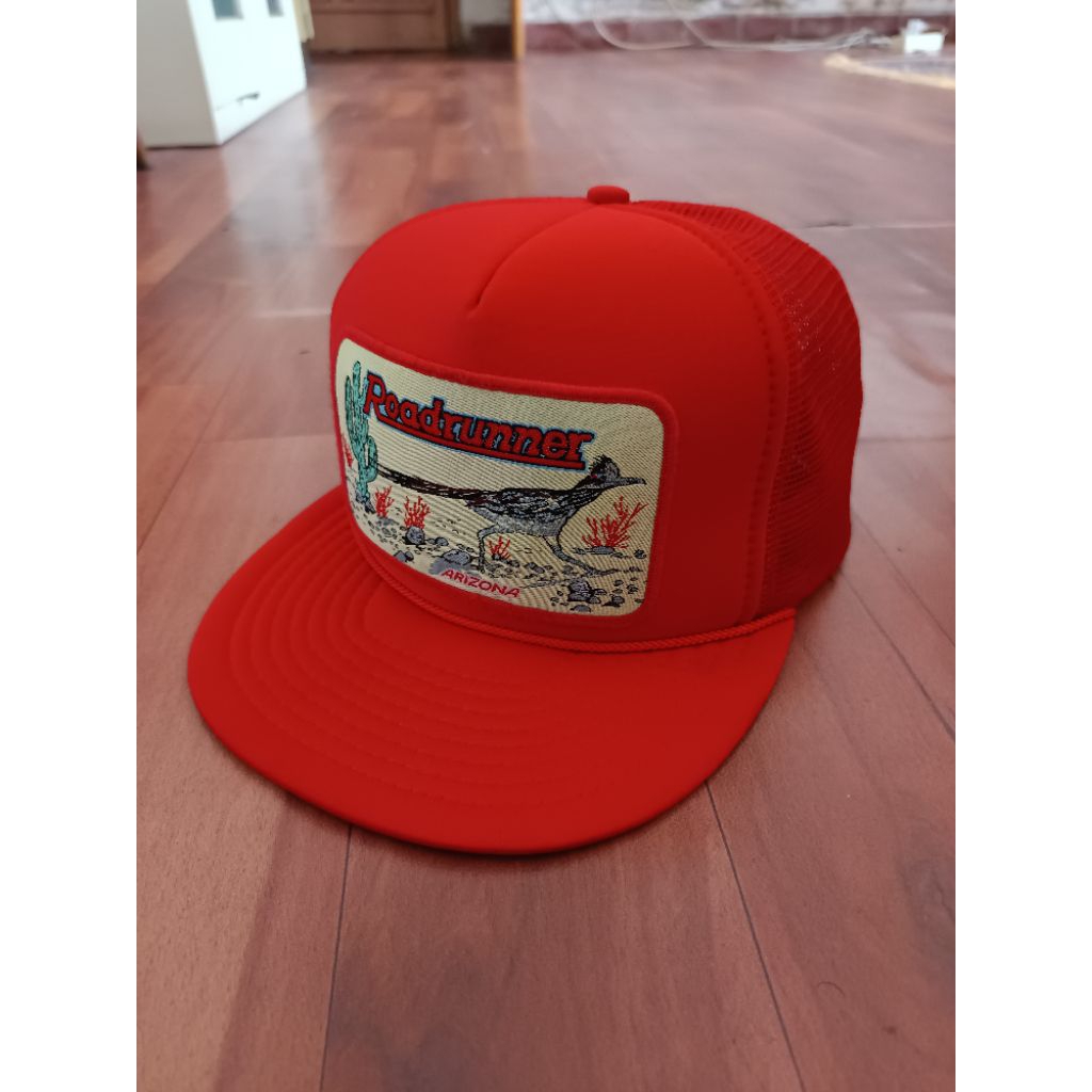 Topi vintage nissin roadrunner rope hat