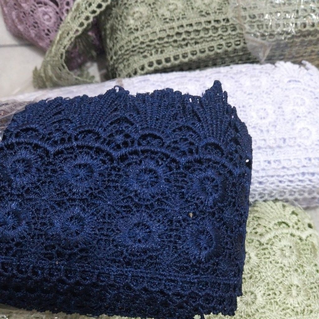 Renda mukena/renda baju (1meter)