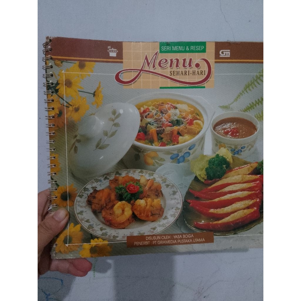 buku resep yasa boga menu sehari-hari (preloved)