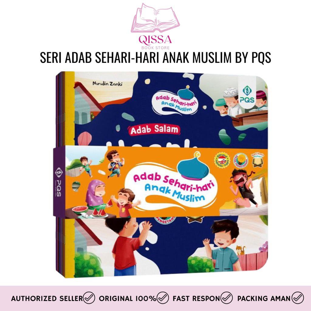 [ READY STOCK ] Seri Adab Sehari-Hari Adab Anak Muslim by PQS Paket isi 10 Buku | Buku Adab Anak Mus