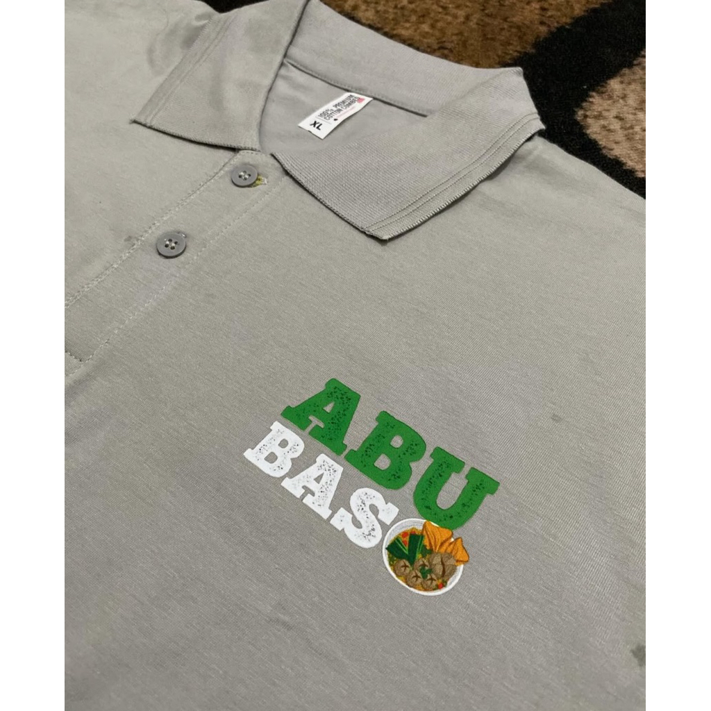 Kaos 24s Polo Custom sablon satuan