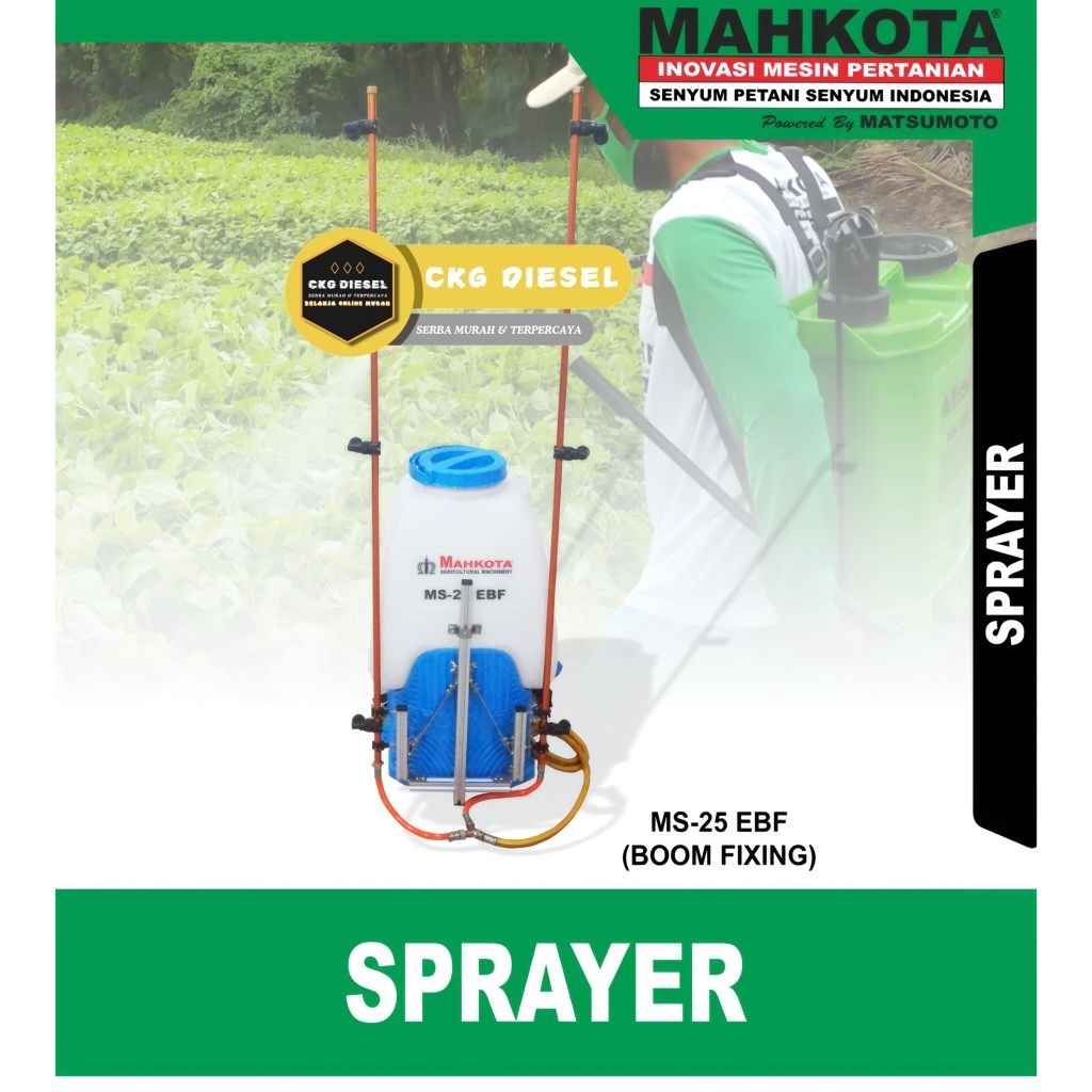Sprayer Elektrik Alat Semprotan Hama Mahkota 25 Liter MS-25 EBF