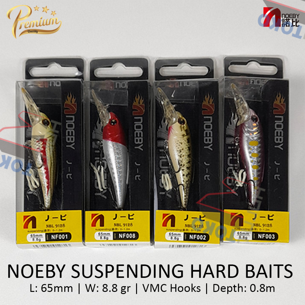 Suspending Lure / Umpan Minnow 3D Realistis Noeby NBL 9128 65mm