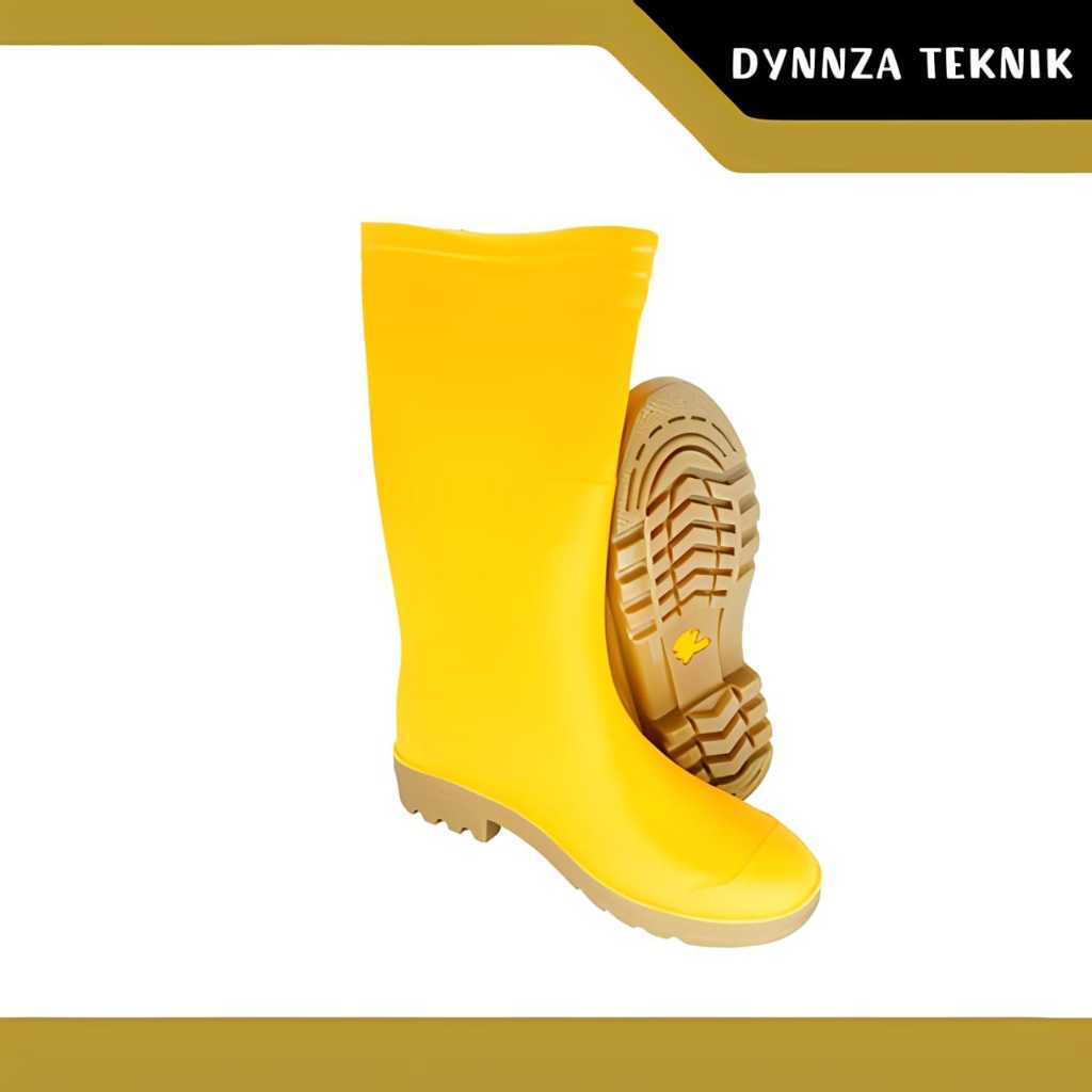 Sepatu Boot Karet Kuning/Sepatu Boot Tinggi Warna Kuning