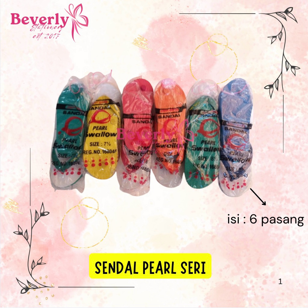 SENDAL JEPIT SWALLOW PEARL SERI / SENDAL SWALLOW MURAH / SENDAL JEPIT WANITA / SENDAL JEPIT PRIA