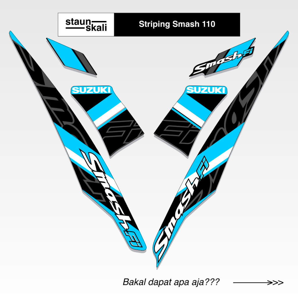 Striping Smash 110 FI New Variasi (3) Full Body