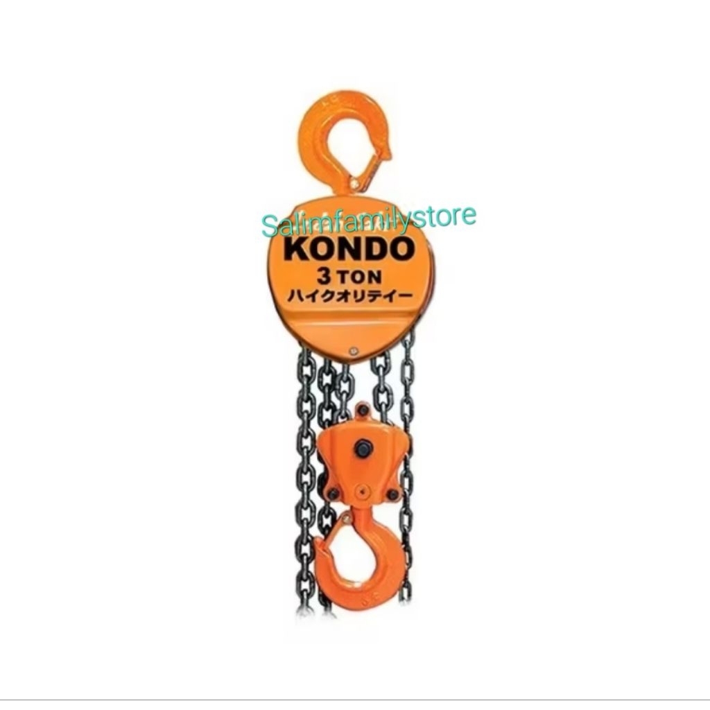 Katrol Chain Block Chainblock Takel 3 Ton 3 meter Kondo