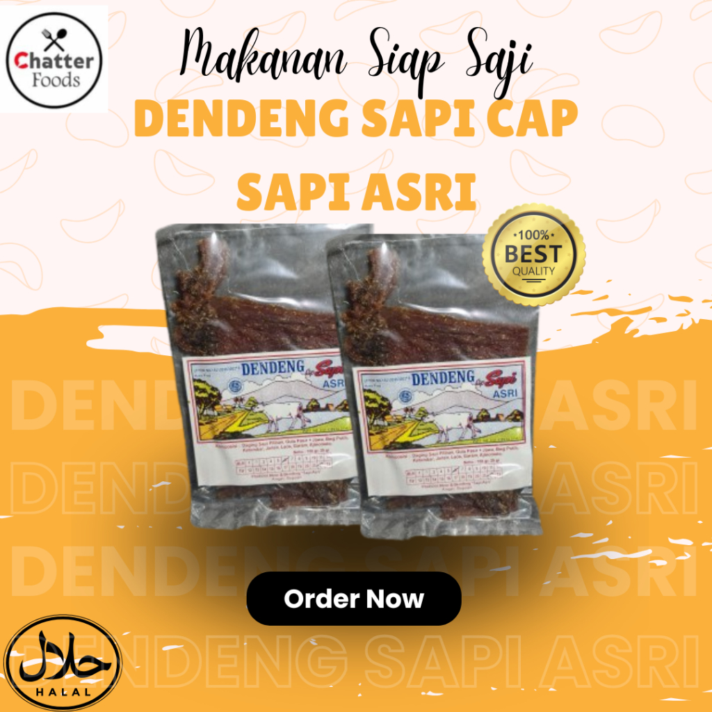 Dendeng Sapi Cap Asri 100gr/ Dendeng Sapi LEZAT Cap Asri ORIGINAL