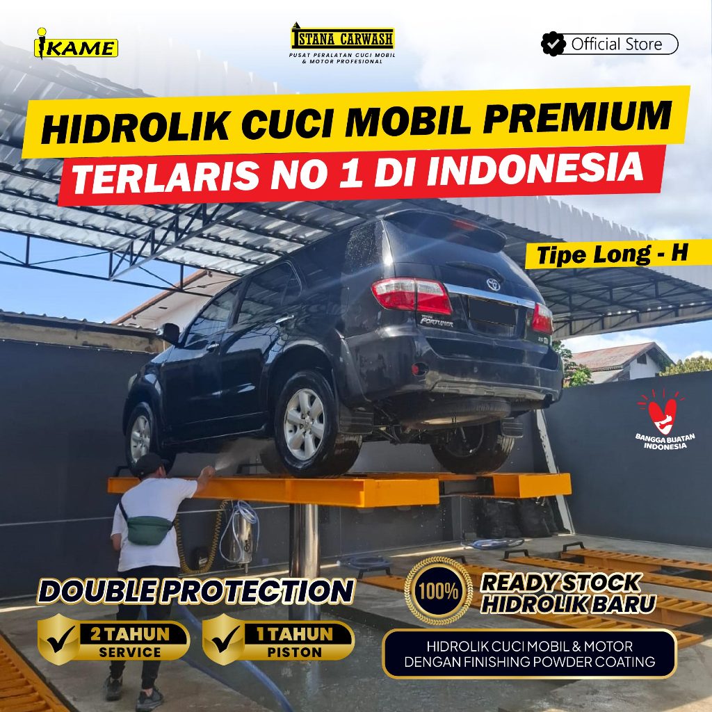Hidrolik Cuci Mobil , Hidrolik Steam Mobil, Car Lift Ikame