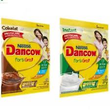 Dancow Sachet Putih/Dancow Sachet Coklat Fortigro 27gr 1 Saset