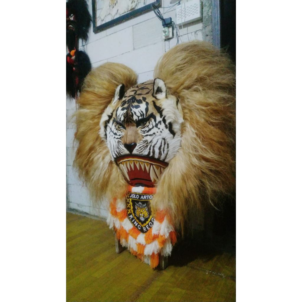 Kepala barongan reog/kepala macan reog/murah