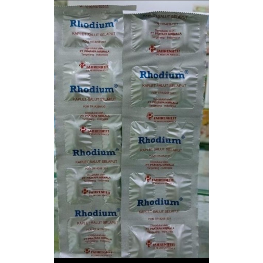 rhodium obat wasir strip 10 tablet ORIGINAL