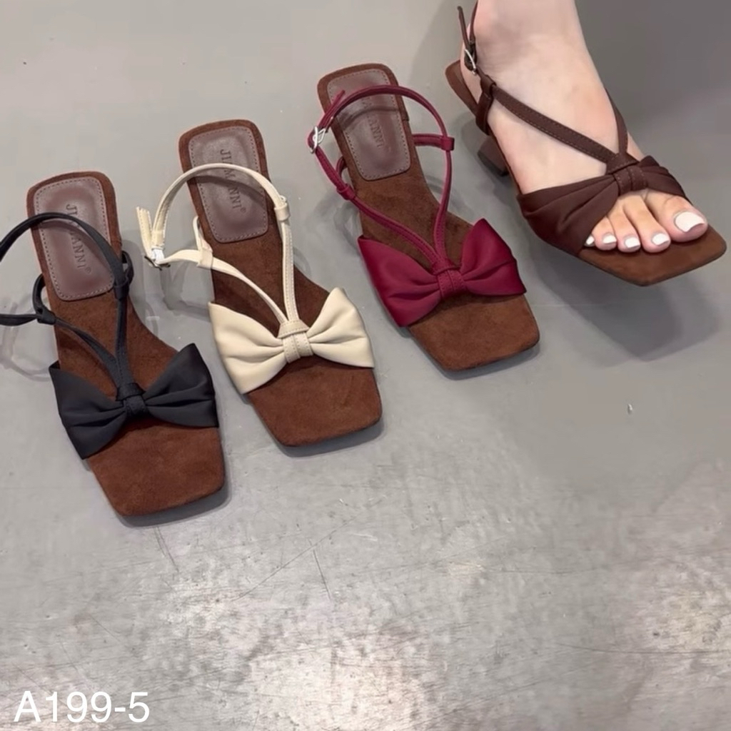 A199-5 Sepatu Guangzhou Wedges 6cm Wanita Import